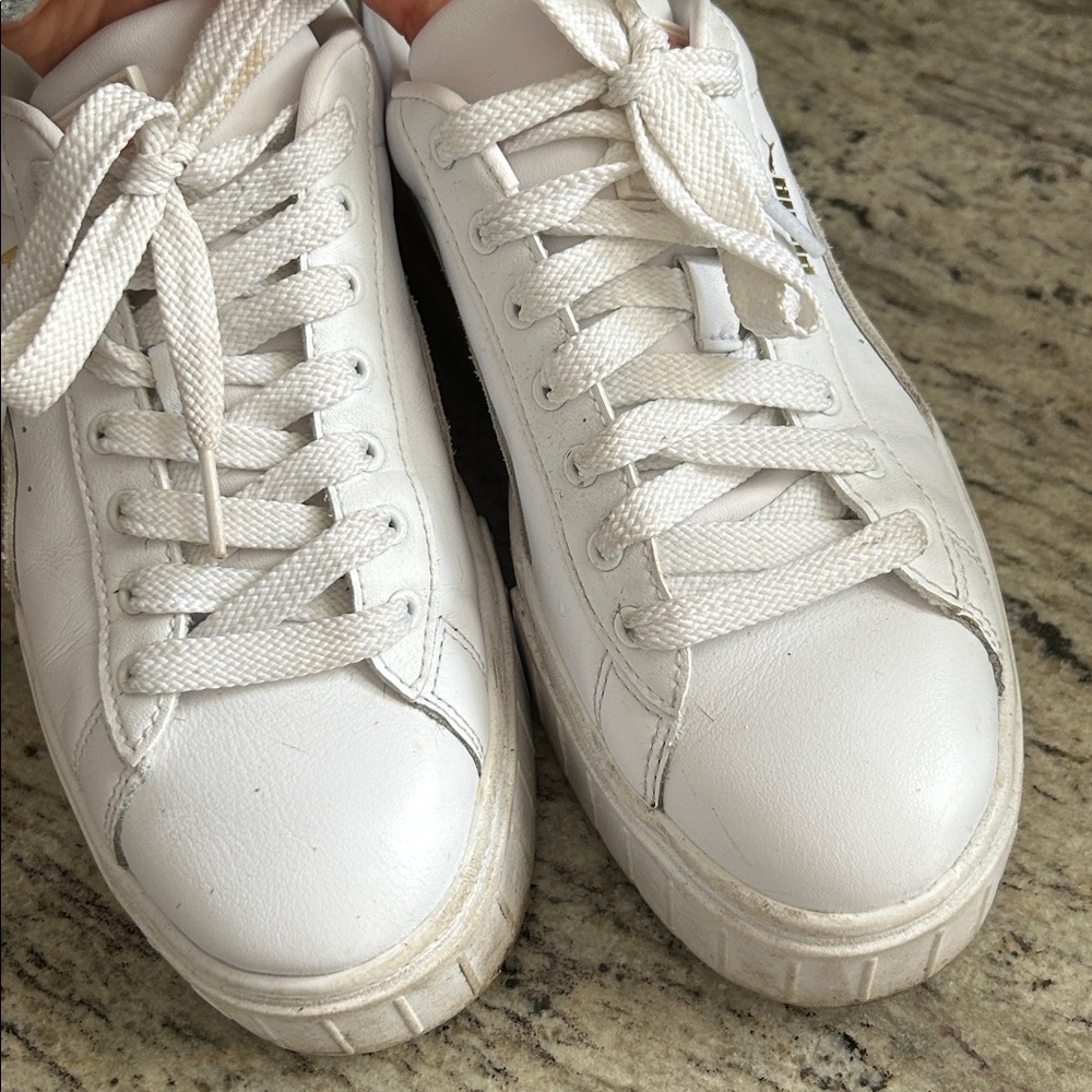 Womens platform puma sneakers 8 - Picture 10 of 11